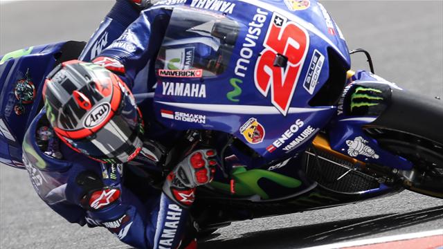 La pioggia rovina le FP3. Valentino Rossi, Dovizioso e Lorenzo costretti alla Q1