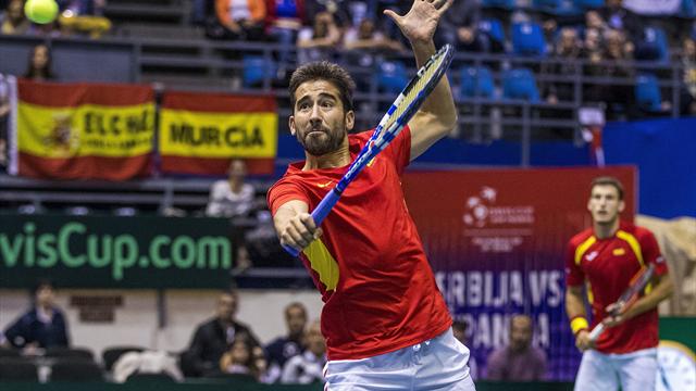 Copa Davis, Serbia-España: Caen con honor 4-6, 7-6, 6-0, 4-6 y 6-2
