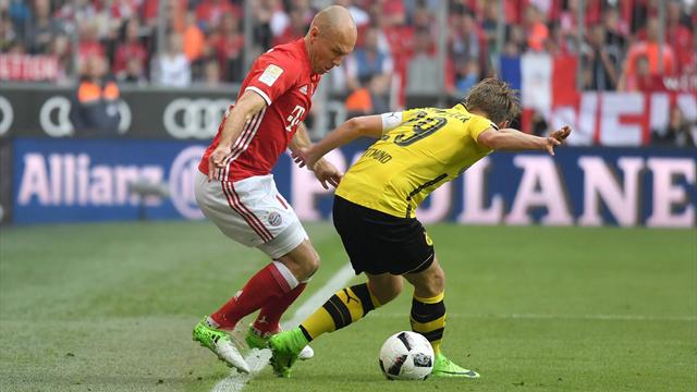 Klassiker Bayern e monster Robben: il Borussia Dortmund è travolto 4-1