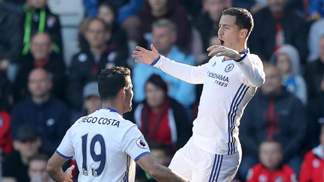 Bournemouth 1 Chelsea 3: Conte's men restore seven-point lead