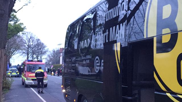 Borussia Dortmund, bus coinvolto in un'esplosione: Bartra ferito, partita rinviata a domani