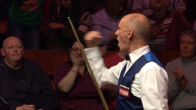 Emotion pur bei Ebdon nach knappem Frame Emotion pur bei Ebdon nach knappem Frame