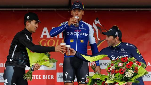 Gilbert gana su cuarta Amstel en un mano a mano con Kwiatkowski