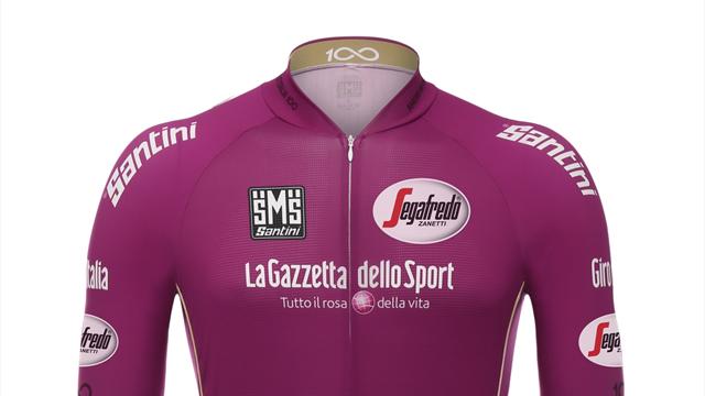 Giro 100: torna la storica maglia ciclamino per la classifica a punti