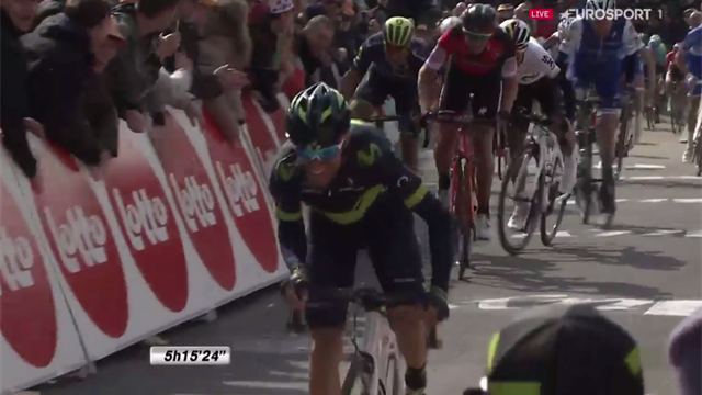 Valverde était intouchable : l'arrivée en vidéo Valverde était intouchable : l'arrivée en vidéo