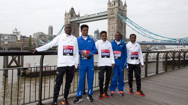 Bekele greift in London Marathon-Weltrekord an - "Zwei-Stunden-Mann" Kipchoge fehlt