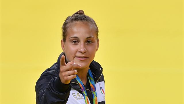 Odette Giuffrida chiude quinta agli europei, terzo titolo continentale per Majlinda Kelmendi