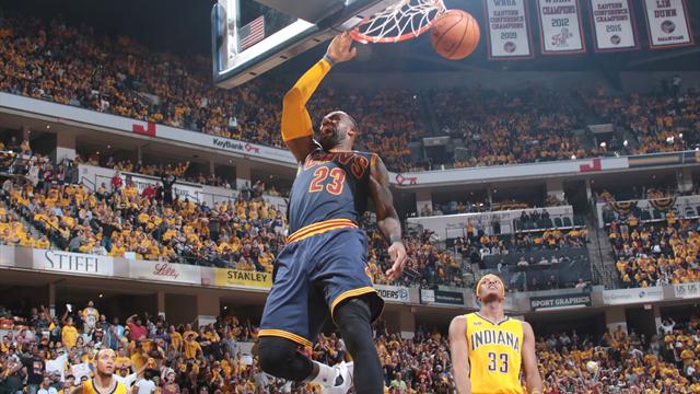 Héroïque, LeBron a porté les Cavaliers vers un come-back historique