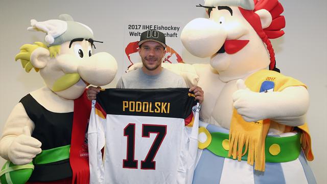 Podolski offizieller Botschafter der Eishockey-WM