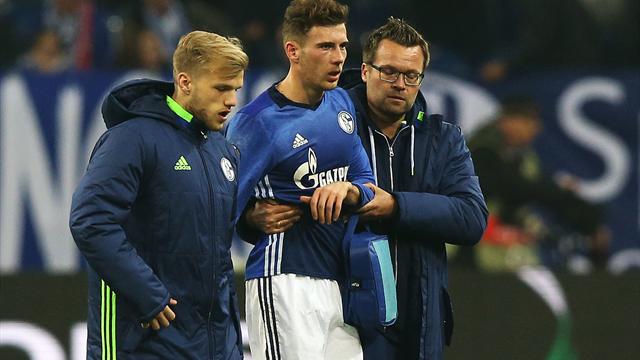 Kiefer ausgerenkt: Schalke droht Ausfall von Goretzka - Kolasinac mit Schmerzen