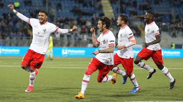 Novara-Perugia 0-1 nel primo anticipo