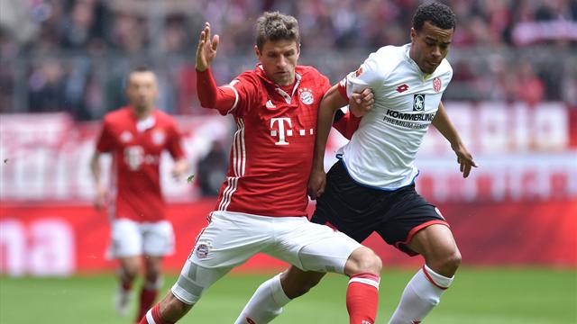 Bayern stanco e demotivato: solo 2-2 contro il Mainz e il Lipsia ci crede ancora