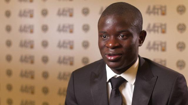 Kante reacts to being named Premier League Player of the Year Kante reacts to being named Premier League Player of the Year