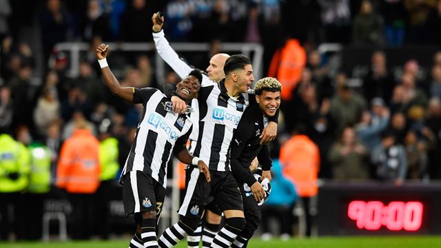 Four-goal Newcastle romp back to Premier League