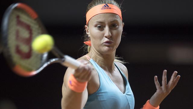 Mladenovic a donné une petite leçon à Kerber dans son jardin