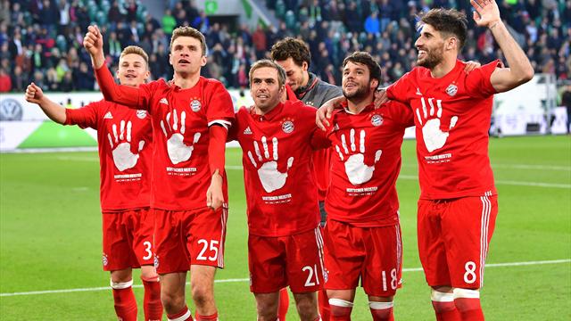 Очень-очень много голов «Баварии» в матче, сделавшем ее чемпионом Германии Очень-очень много голов «Баварии» в матче, сделавшем ее чемпионом Германии