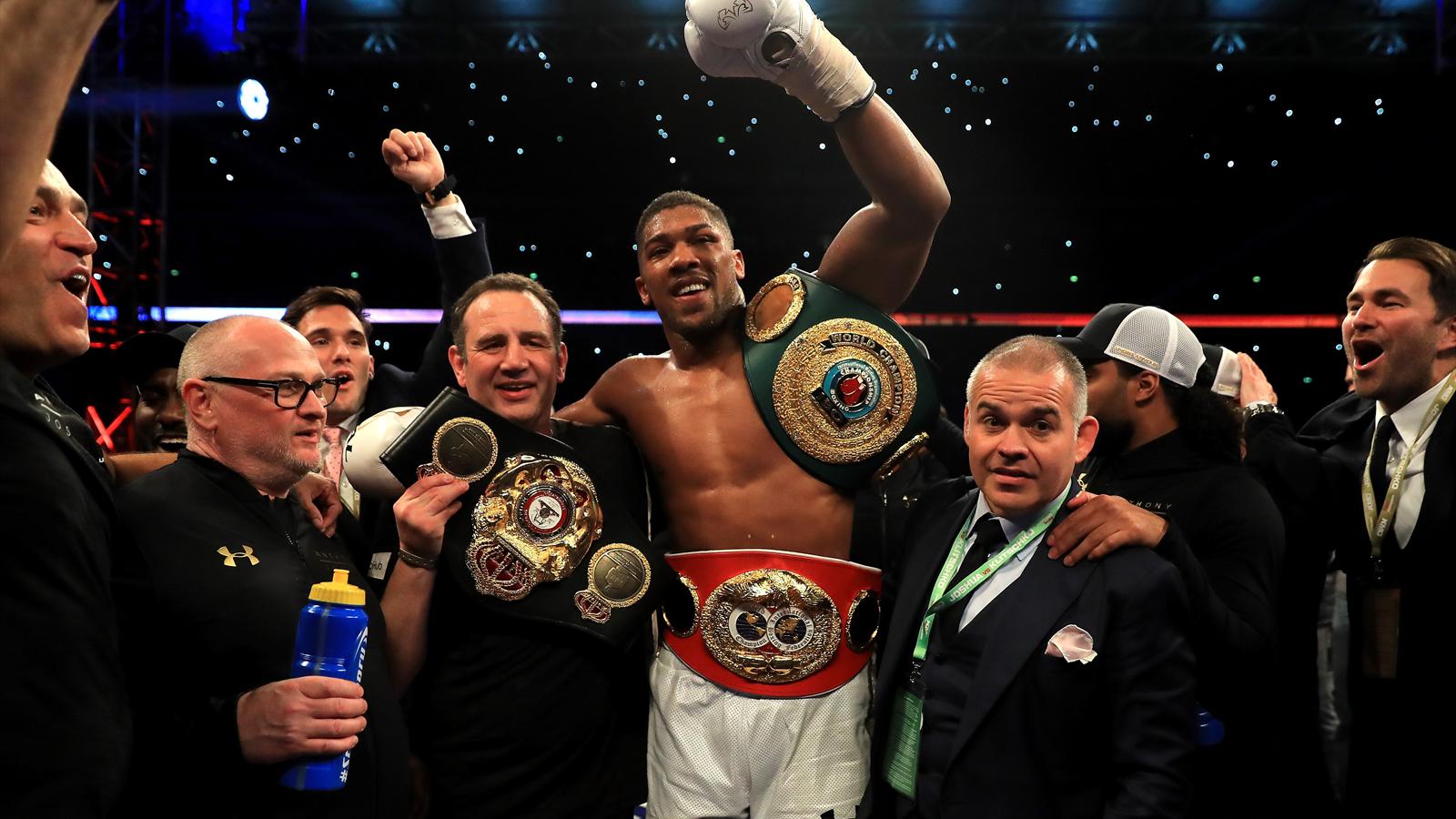Joshua campione del mondo dei pesi massimi, Klitschko ko in un match leggendario Pugilato Joshua campione del mondo dei pesi massimi, Klitschko ko in un match leggendario Pugilato