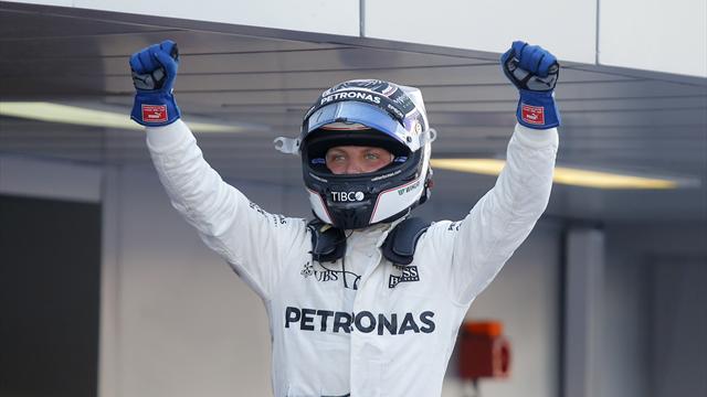 Bottas'tan kariyerinin ilk zaferi