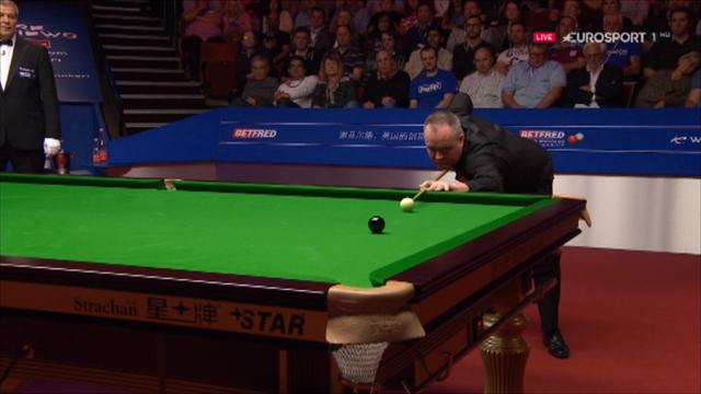 Higgins produces magnificent 141 break Higgins produces magnificent 141 break
