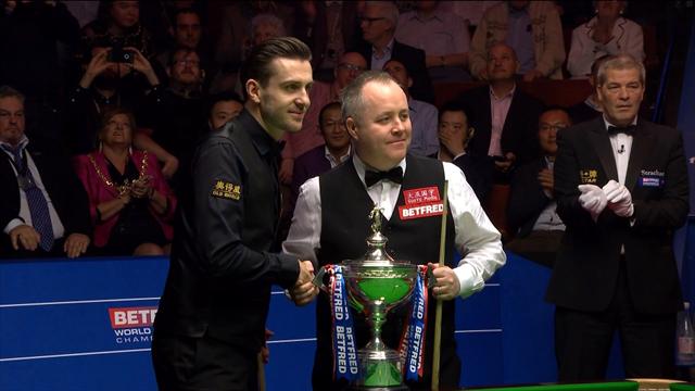 Higgins and Selby greeted with deafening ovation Higgins and Selby greeted with deafening ovation