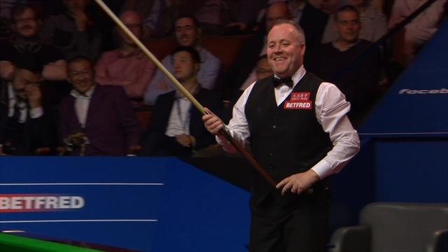 'Too much haggis!' - Higgins struggles to reach ball 'Too much haggis!' - Higgins struggles to reach ball