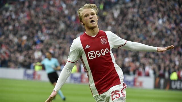Coup de boule parfait, petit coup de chance et frappes limpides : les buts d’Ajax – OL en vidéo