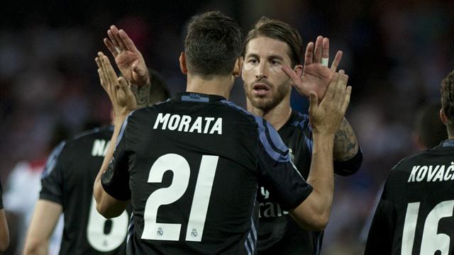 Il Real Madrid 'passeggia' a Granada: Zidane fa turn over ma bastano James e Morata, 0-4