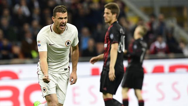Roma retake second place, Inter lose again