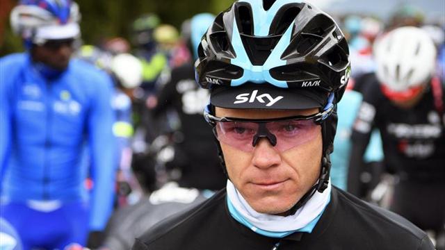 Chris Froome fue atropellado mientras se entrenaba
