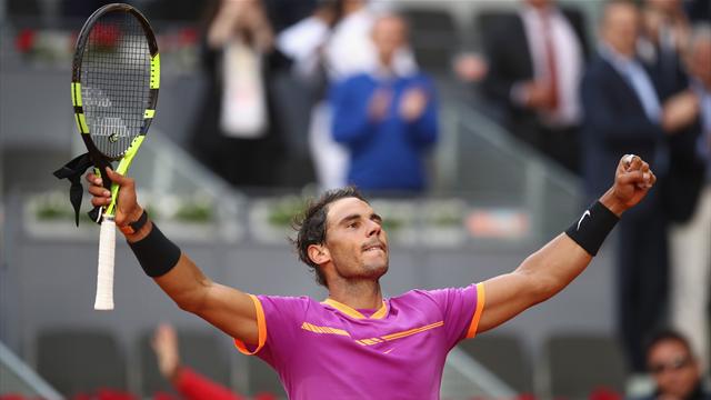 Nadal en mode rafale