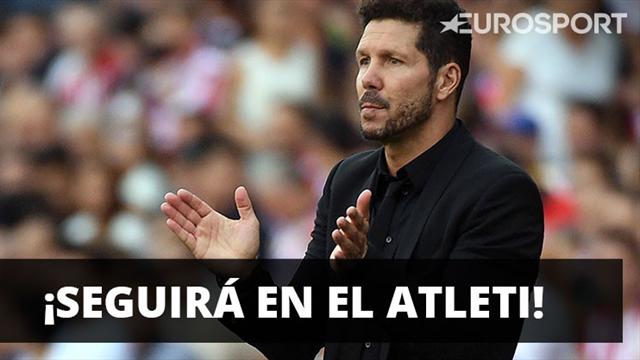 Simeone confirma su continuidad en Atlético de Madrid