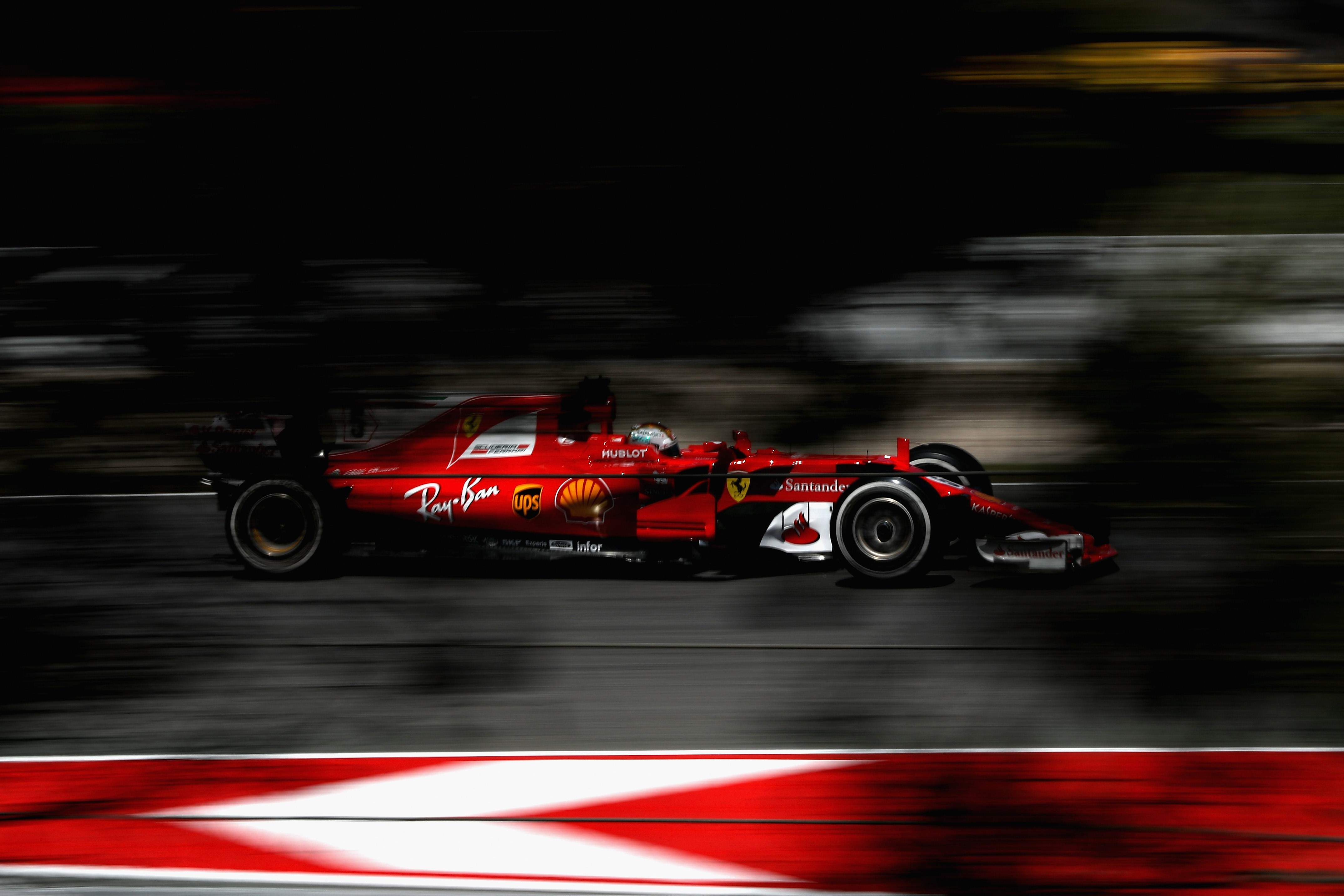 Sebastian Vettel (Ferrari) au Grand Prix d'Espagne 2017