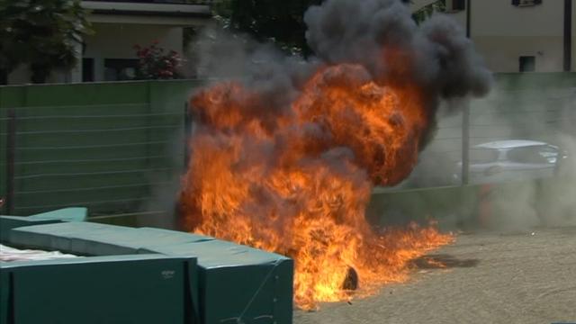 Laverty in horror crash as bike explodes in fireball Laverty in horror crash as bike explodes in fireball