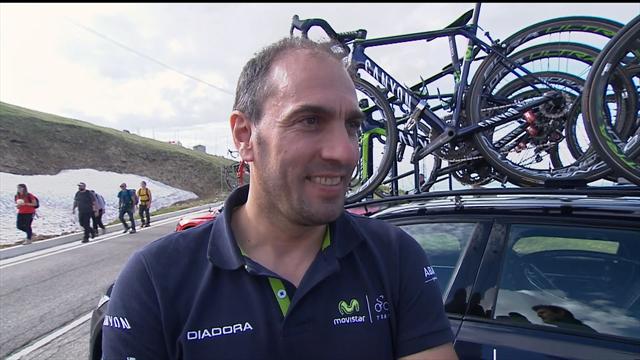 Watch amusing moment Arrieta saves Movistar car from rolling away Watch amusing moment Arrieta saves Movistar car from rolling away