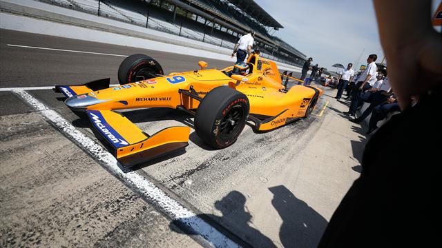 Alonso logra el mejor tiempo en el primer ensayo para las 500 Millas de Indianápolis