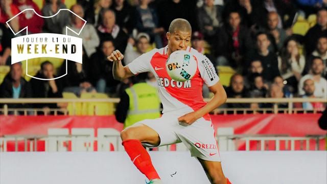 Mbappé, meilleur joueur de la 37e journée, bataille avec Thauvin, Cavani et Lacazette pour le titre