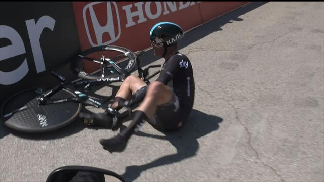 More bad luck for Team Sky: Heavy fall for Kiryienka on Giro time trial More bad luck for Team Sky: Heavy fall for Kiryienka on Giro time trial