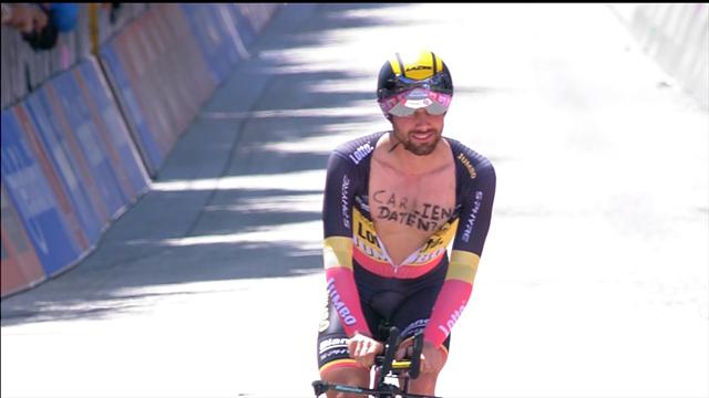 Rider sends message to mystery girl on time trial Rider sends message to mystery girl on time trial