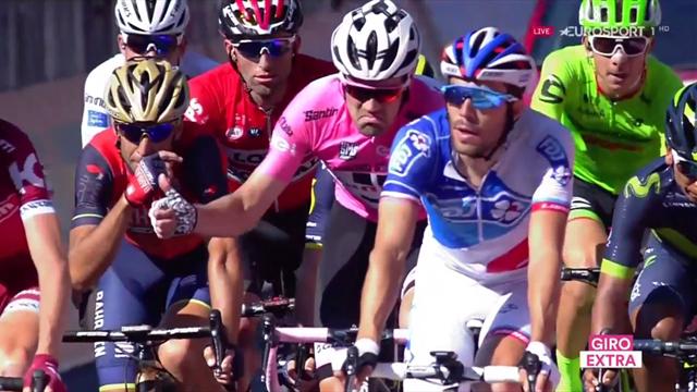 Giro 2017: ¿A quién señala el dedo de Dumoulin? Pique y guerra de nervios del líder con Nibali
