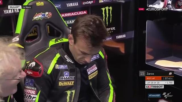 Une chute qui coûte cher à Zarco Une chute qui coûte cher à Zarco