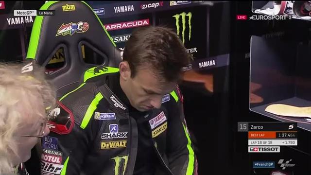 Jetzt aber schnell: Zarco nach Sturz in Eile Jetzt aber schnell: Zarco nach Sturz in Eile