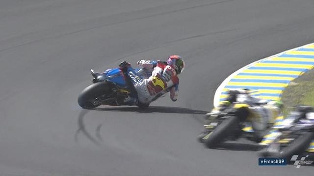 Schrecksekunde: Márquez hebt ab Schrecksekunde: Márquez hebt ab