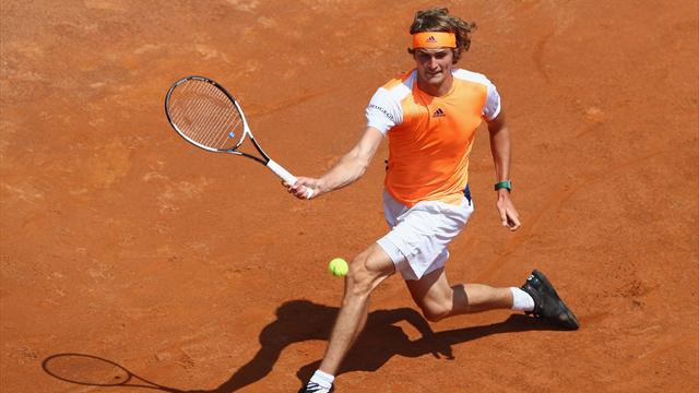 Kraftakt gegen Isner! Zverev im Finale von Rom gegen Djokovic