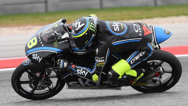 Italiener trumpfen im Regen von Motegi auf, Bulega mit Bestzeit