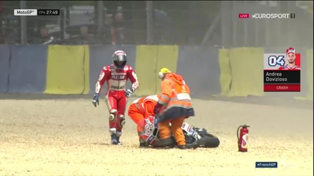 Libres 4 : La chute de Dovizioso Libres 4 : La chute de Dovizioso
