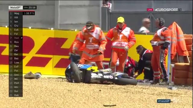 Libres 4 : Grosse chute pour Miller Libres 4 : Grosse chute pour Miller