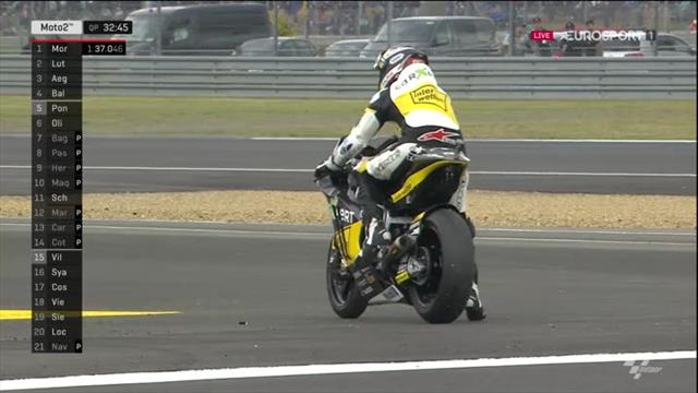 Luthi a chuté en qualification avant de faire la pole Luthi a chuté en qualification avant de faire la pole