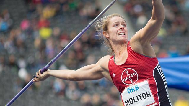 Speer-Weltmeisterin Molitor Zweite in Halle - Hussong gewinnt