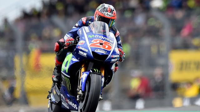 Viñales remporte son duel contre Rossi pour la pole Viñales remporte son duel contre Rossi pour la pole