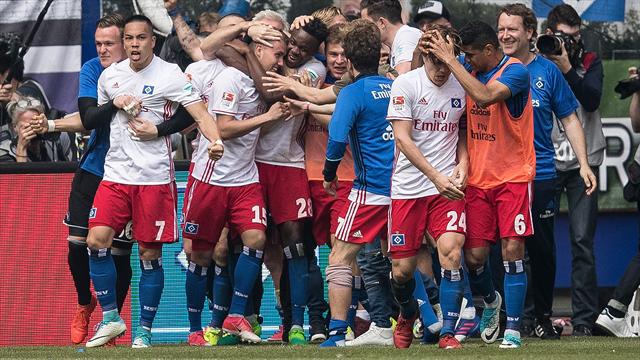 HSV gerettet - Wolfsburg in die Relegation